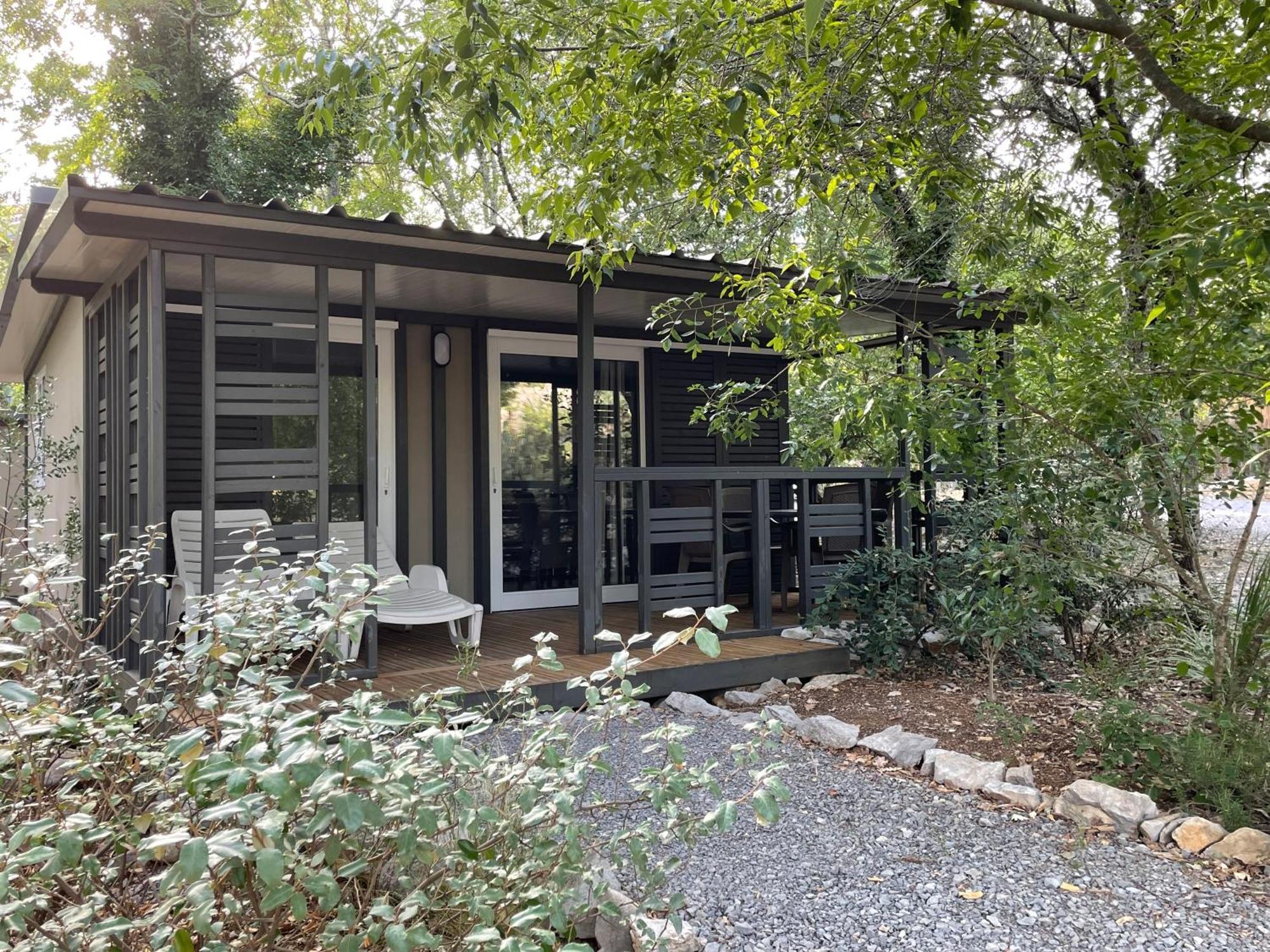 Les Chalets De Labeaume Exterior foto